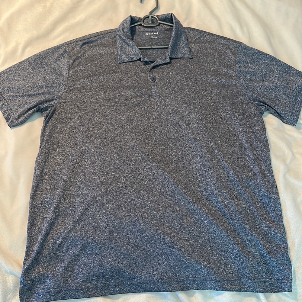 Grey Blend Soft Church Golf Polo Men’s XL